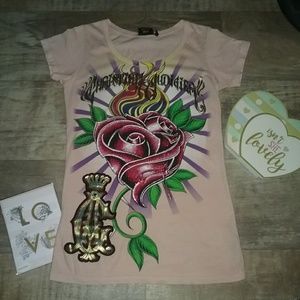 Christian Audigier Los Angeles Size Med T-Shirt